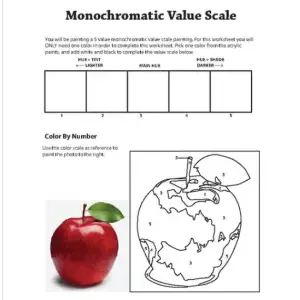 Monochromatic Value Scale